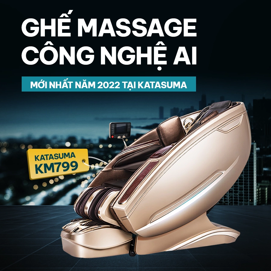 GHẾ MASSAGE CÔNG NGHỆ AI MỚI NHẤT