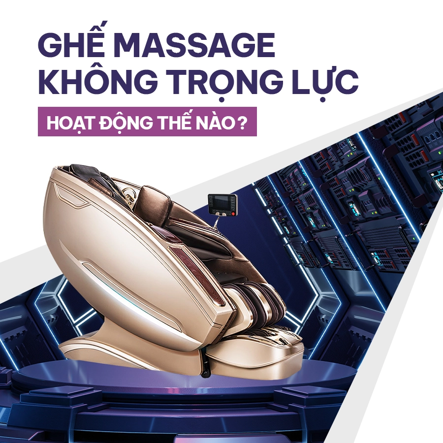 GHẾ MASSAGE KHÔNG TRỌNG LỰC