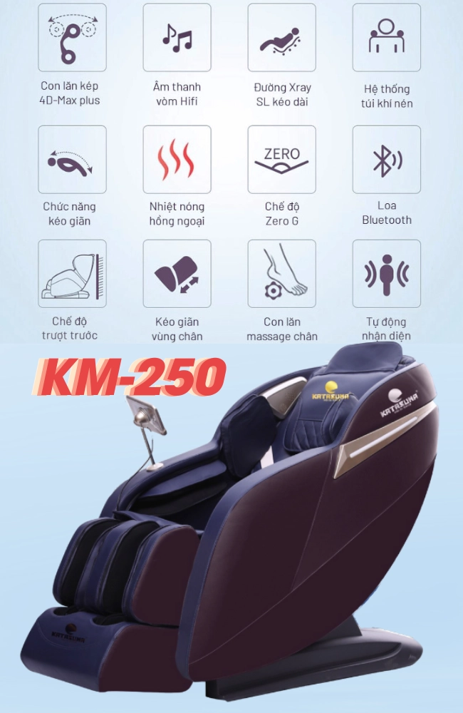 ghế massage toàn thân km250