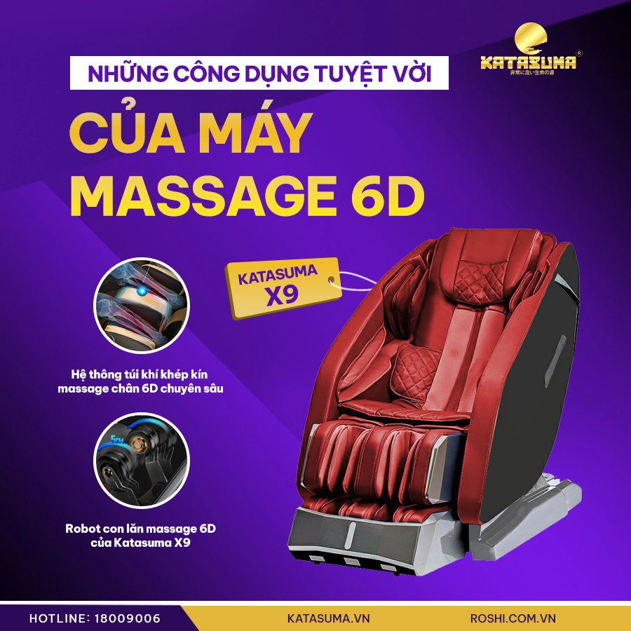CÔNG DỤNG TUYỆT VỜI CỦA MÁY MASSAGE