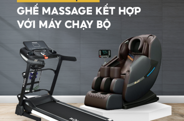 CÁCH SỬ DỤNG GHẾ MASSAGE KẾT HỢP VỚI MÁY CHẠY BỘ