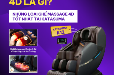 GHẾ MASSAGE 4D LÀ GÌ? NHỮNG LOẠI GHẾ MASSAGE 4D TỐT NHẤT TẠI KATASUMA