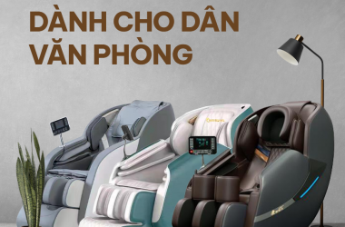 3 GHẾ MASSAGE TỐT NHẤT DÀNH CHO DÂN VĂN PHÒNG 