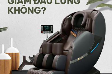 GHẾ MASSAGE CÓ GIẢM ĐAU LƯNG ĐƯỢC KHÔNG?