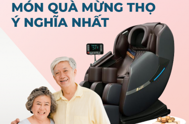 GHẾ MASSAGE TOÀN THÂN - MÓN QUÀ MỪNG THỌ Ý NGHĨA NHẤT