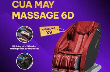 NHỮNG CÔNG DỤNG TUYỆT VỜI CỦA MÁY MASSAGE 6D