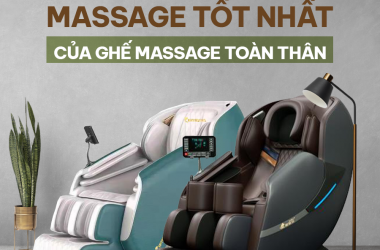 NHỮNG TÍNH NĂNG MASSAGE TỐT NHẤT CỦA GHẾ MASSAGE TOÀN THÂN