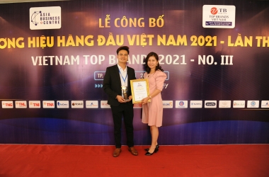 Ngọc Bình Minh  vào Top 10 “THƯƠNG HIỆU HÀNG ĐẦU VIỆT NAM 2021”